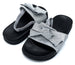 bebe Toddler Girls Slides with Glitter Mesh Upper & Matching Bow