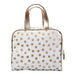 Cosmopolitan 3 Piece Cosmetic Bag & Case Portable Carry on Travel Toiletry Bag Makeup Quart Luggage Pouch Handbag Organizer for Women (Gold)