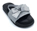 bebe Toddler Girls Slides with Glitter Mesh Upper & Matching Bow