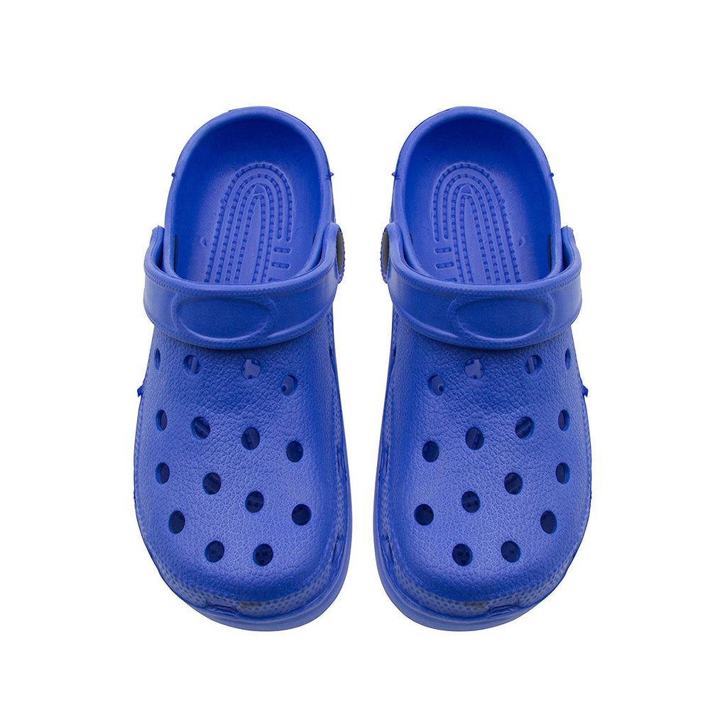 Zack & Evan Boys Rubber Foam Slingback Clogs with Ventilated Upper Size