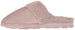 Women's Warm and Comfy Microsuede Slipper with Faux Fur Collar
