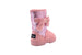 bebe Girls Glitter Winter Boots with Side Bow Casual Dress Warm Slip-On Shoes