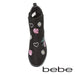 bebe Girls Microsuede Booties with Embroidries