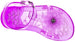 Chatties Toddler Girls Jelly Sandals - Purple, Size 9/10 (More Colors and Sizes Available)