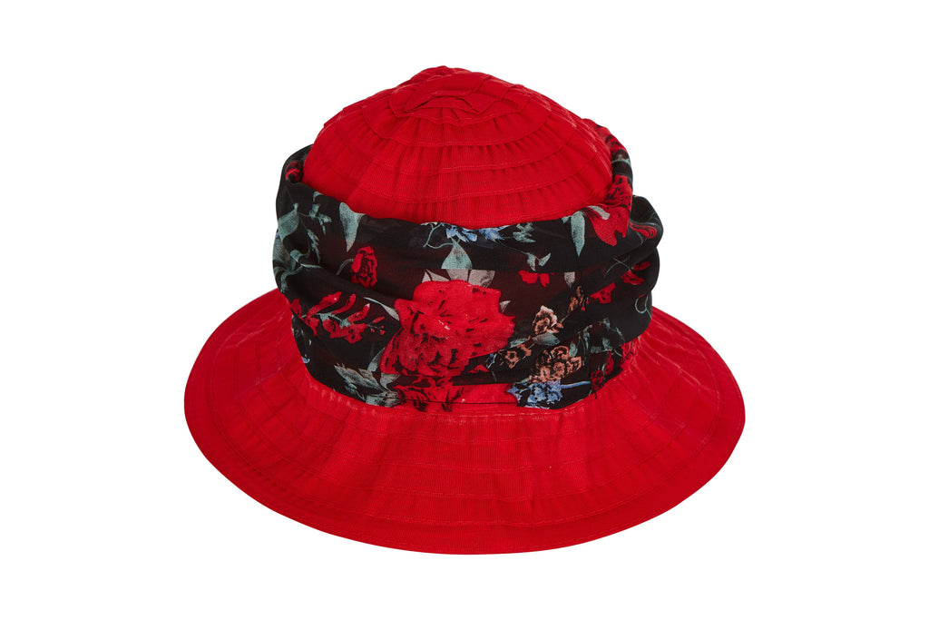 Laundry By Shelli Segal Womens Summer Sun Bucket Hat - Travel Packable Foldable