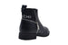 bebe Girls Big Kid Easy Pull-On Short Ankle Moto Boots Embellished with Side Zipper and Elastic Back