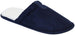 Xertia Men's Microsuede Slipper With Faux Fur Collar And Memory Foam Insoles, Easy Slip-On And Comfortable Fit