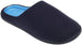 Xertia Men's Waffle Knit Slipper With Contrast Jersey Lining And Memory Foam Insoles Easy Slip-On Shoes