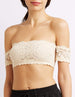 Women’s Lace Bandeau Bralette Off Shoulder Top Strapless Bra (3 Pack)