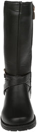 bebe Girls Riding Boot With Bebe Rhinestone Medallion Details