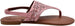 Chatties Women’s Microsuede Cutout Rhinestone Thong Sandal with Elastic Back Strap - Open Toe Fashion Summer Slide Shoe