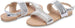 dELiAs Girls Big Kid Mirror Metallic Rhinestone Strap Sandal with Adjustable Back Strap - Fashion Summer Bling Shoes