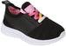 bebe Girls Casual Stylish Jogger Mesh Non-Slip Lightweight Sneakers for Toddler Girls