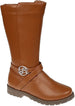bebe Girls Riding Boot With Bebe Rhinestone Medallion Details