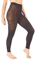 Marilyn Monroe Womens Ladies 3Pack Footless Opaque Tight With Lip Embroidery (See More Colors and Sizes)