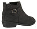 Women's Distressed PU Ankle Boots Strap Details Fashion Shoes