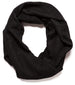 Rampage French Terry Infinity Loop Heavy Fashion Scarf Pashmina - Black