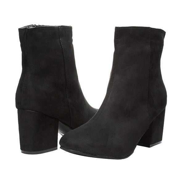 Sara Z Womens Microsuede Ankle Boots