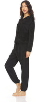Women's Long Sleeve Pullover with Hoodie and Jogger Pants, 2-PC Set for Women