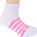K Swiss Baby Girls Quarter Socks - Comfortable, Moist Wicking, Non-Slip Grip Kids Socks, for 10-Pack