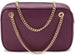 Women’s Chevron Quilted Camera Crossbody Bag with Chain Strap