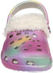 Rampage Girl's Fuzzy and Warm Printed Clogs with Sherpa Lining