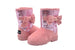 bebe Girls Glitter Winter Boots with Side Bow Casual Dress Warm Slip-On Shoes