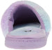 Women's Warm and Comfy Tie Dye Faux Fur Slipper