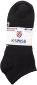 K-Swiss Menâ€™s Flat Knit Solid Low-Cut Socks, Size 10-13, 10-Pack
