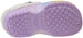 Rampage Girl's Cute and Comfy Rainbow Glitter Clogs with Sherpa Lining Easy Slip-On