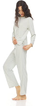 Women's Long Sleeve Pullover Top with Pants, 2-Piece Pajama Set For Women