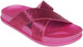 Girl's Summer Open-Toe Sparkly Glitter Flat Slide Sandals with Criss-Cross Straps