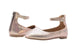 bebe Girls Big Kid Shimmer Rhinestone Ballet Flats Slip-On Round Toe Microsuede Dress Ballerina Shoe with Ankle Strap
