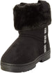 bebe Girls' Microsuede Winter Boots with Faux Fur Cuff (Little Girl/Big Girl)