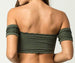 Women’s Bandeau Bralette Off Shoulder Crop Top Bra (3 Pack)