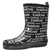 bebe Girls Printed High Cut Puddle Proof Slip On Rain Boots (See More Colors and Sizes)