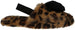 Women's Soft and Comfy Faux Fur Slipper with Elastic Back