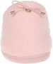 Laundry Womens Fluffy And Comfy Quilted Faux Fur Slippers With Bow & Metal Logo Charm