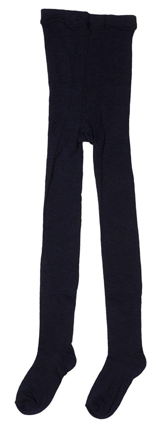 Chatties Kids Cotton Tights Size 4-6 Black