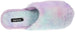 Women's Warm and Comfy Tie Dye Faux Fur Slipper
