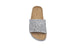 Via Rosa Ladies Footbed Sandal Chunky Glitter Slip On Slide Shoe with Glitter Sidewall