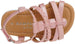 Toddler Girl's Strappy Ankle Strap Fashion Sandals/Flats with Braided Straps