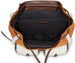 Women's Vintage Shearling Flap Backpack/Bookbag for Laptop, School, College Students, Office, and Travel - Cute Fashion Backpack, Hickory