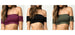 Women’s Bandeau Bralette Off Shoulder Crop Top Bra (3 Pack)