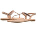 Gold Toe Ladies Fashion Sandals Metallic Thong Slingback Summer Flats