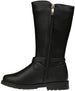 bebe Girls Riding Boot With Bebe Rhinestone Medallion Details