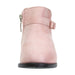 bebe Toddler Girls Ankle Boots Side Bow Slip-On Low-Heel Fashion Microsuede Shoes