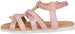 Toddler Girl's Strappy Ankle Strap Fashion Sandals/Flats with Braided Straps