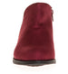 Sara Z Ladies Microsuede Bootie with Side Zipper (Burgundy), Size 9