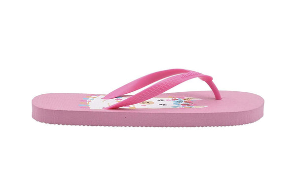 Chatties Girls' Flip Flop Little Kid Cute Mix N Match Print Slip On Summer Thong Sandal